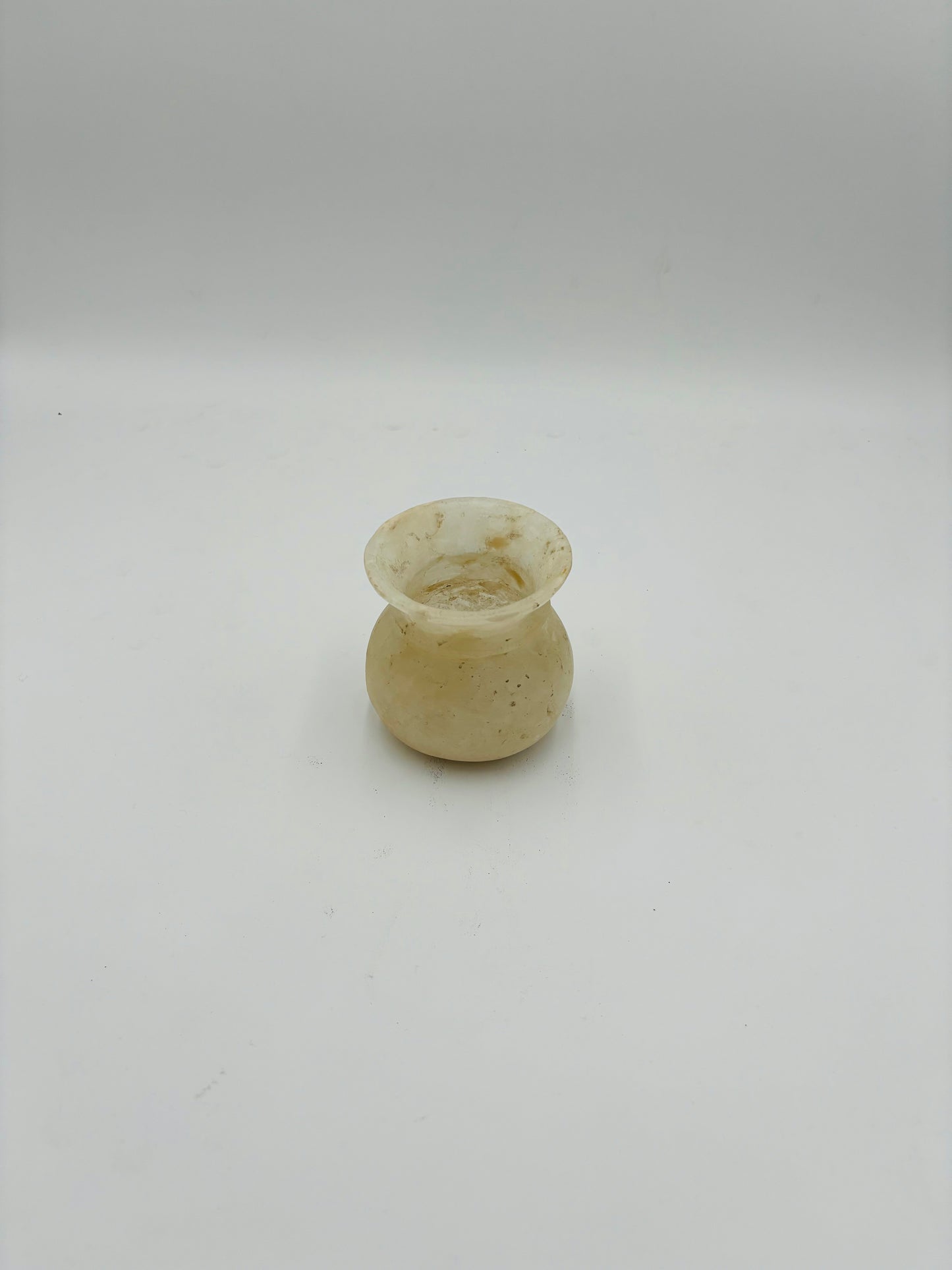 White Onyx Candle Holder - Egyptian Tealight