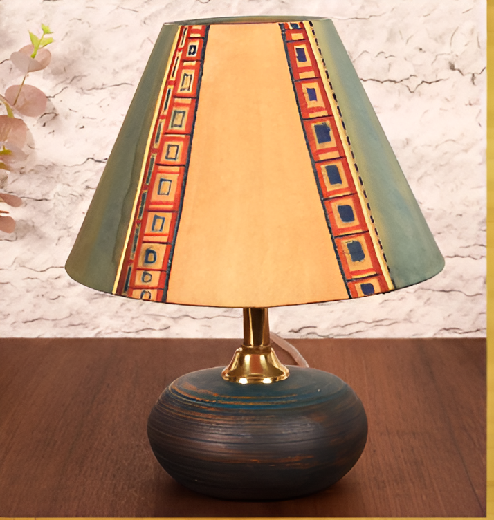 Midnight Glow Terracotta Table Lampshade